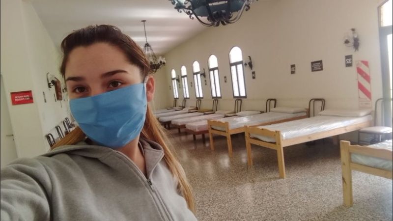 Historias del coronavirus: Micaela, la primera paciente con covid-19 que vivió en un centro de aislamiento en Santa Fe