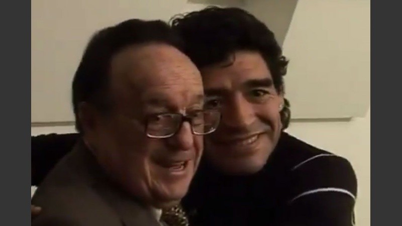 Video emotivo: el día que Maradona conoció a su ídolo, Roberto Gómez Bolaños