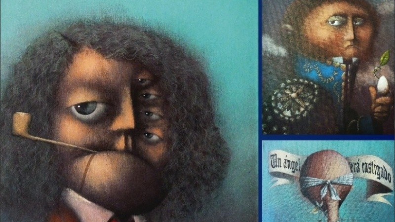Inédita muestra de arte: artistas rosarinos exhiben pinturas en obras en construcción