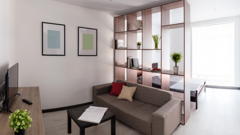 5 formas sencillas de dividir un monoambiente