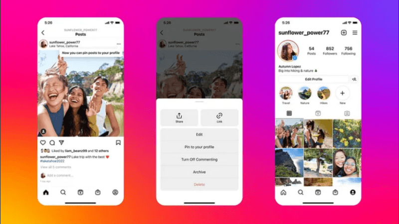 Instagram ya permite fijar fotos o videos en el feed: cómo se hace y quiénes tienen la función
