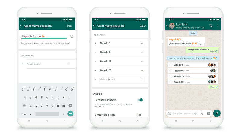 WhatsApp ya está probando las encuestas dentro de los grupos: cómo funcionan y quiénes pueden usarlas