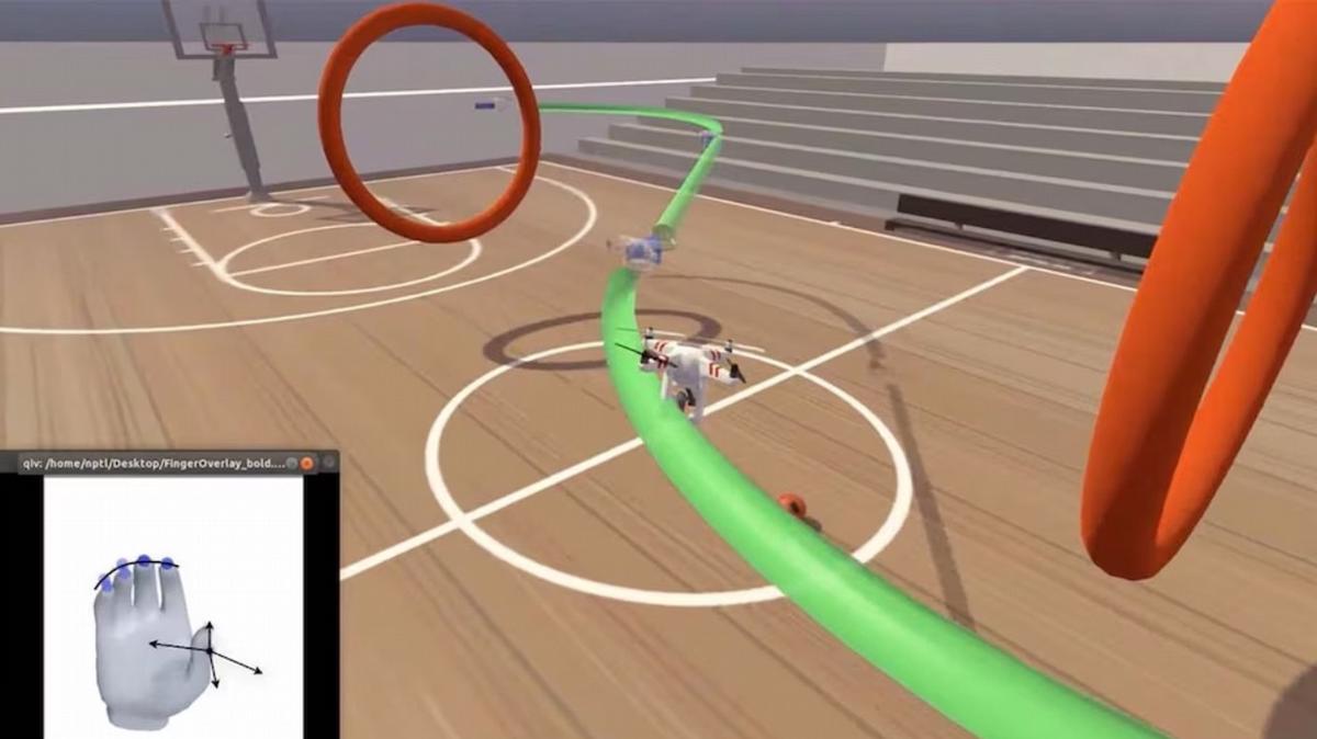 Lograron que una persona con parálisis controlara un drone con la mente
