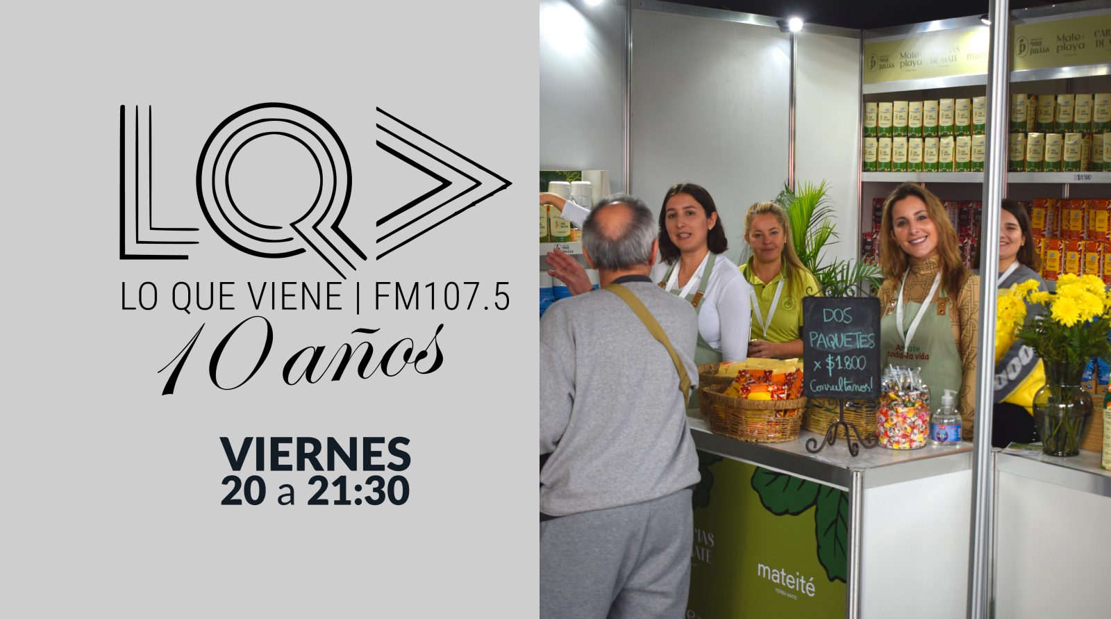 🧉✨ Lo Que Viene saboreó la tradición yerbera misionera con Juliana Sansaloni y vibró con los nuevos ritmos de San Pulso