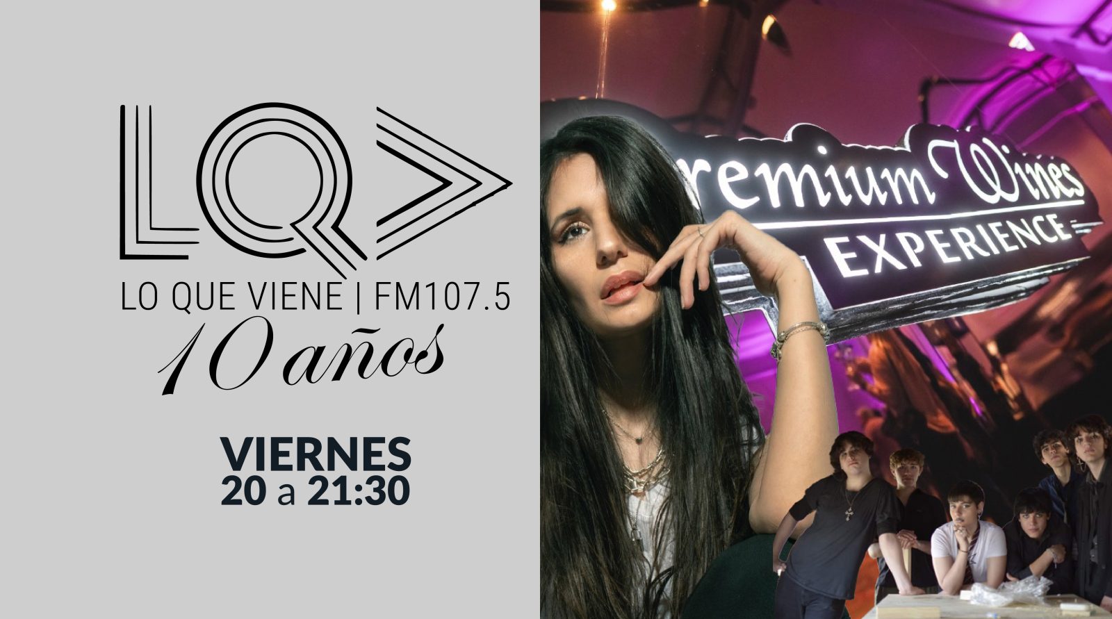🎤🎵🍷 Lo Que Viene conectó Rosario con Córdoba: Mica Racciatti adelanta su nuevo disco, Laberinto como banda soporte y Juanca en la Premium Experience del vino