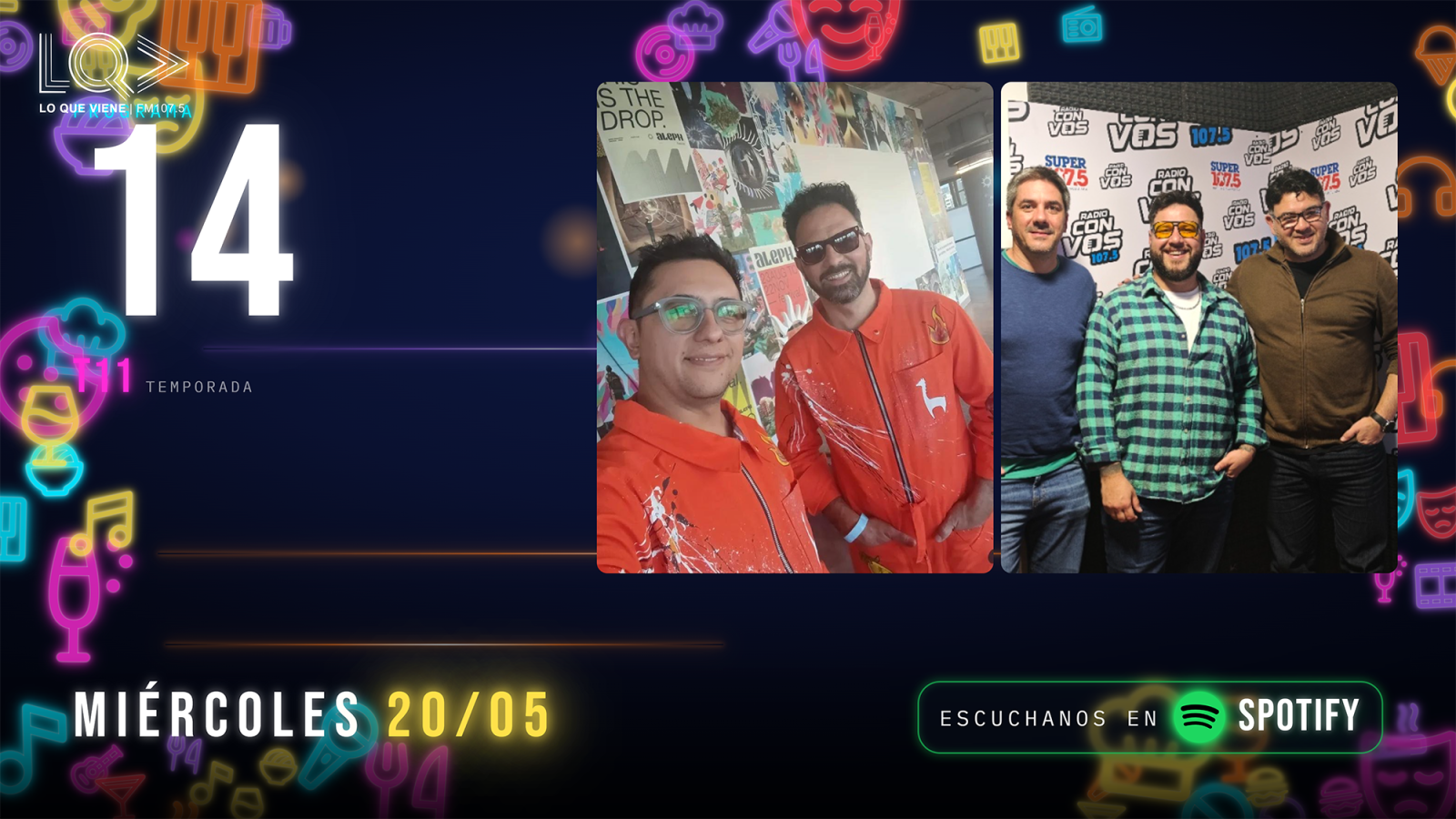 🌶️🎤 Lo Que Viene revivió el picante de RoHo Fest y disfrutó de Facu Martínez en vivo: Yama Sabores Ahumados y shows adelanto