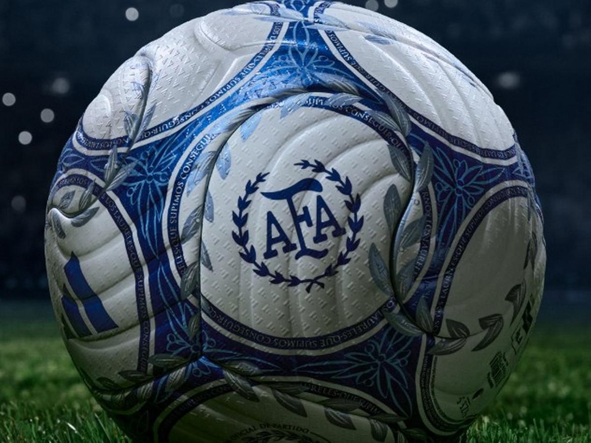 Así es «Argentum gambeta», la nueva pelota del fútbol argentino que presentó AFA