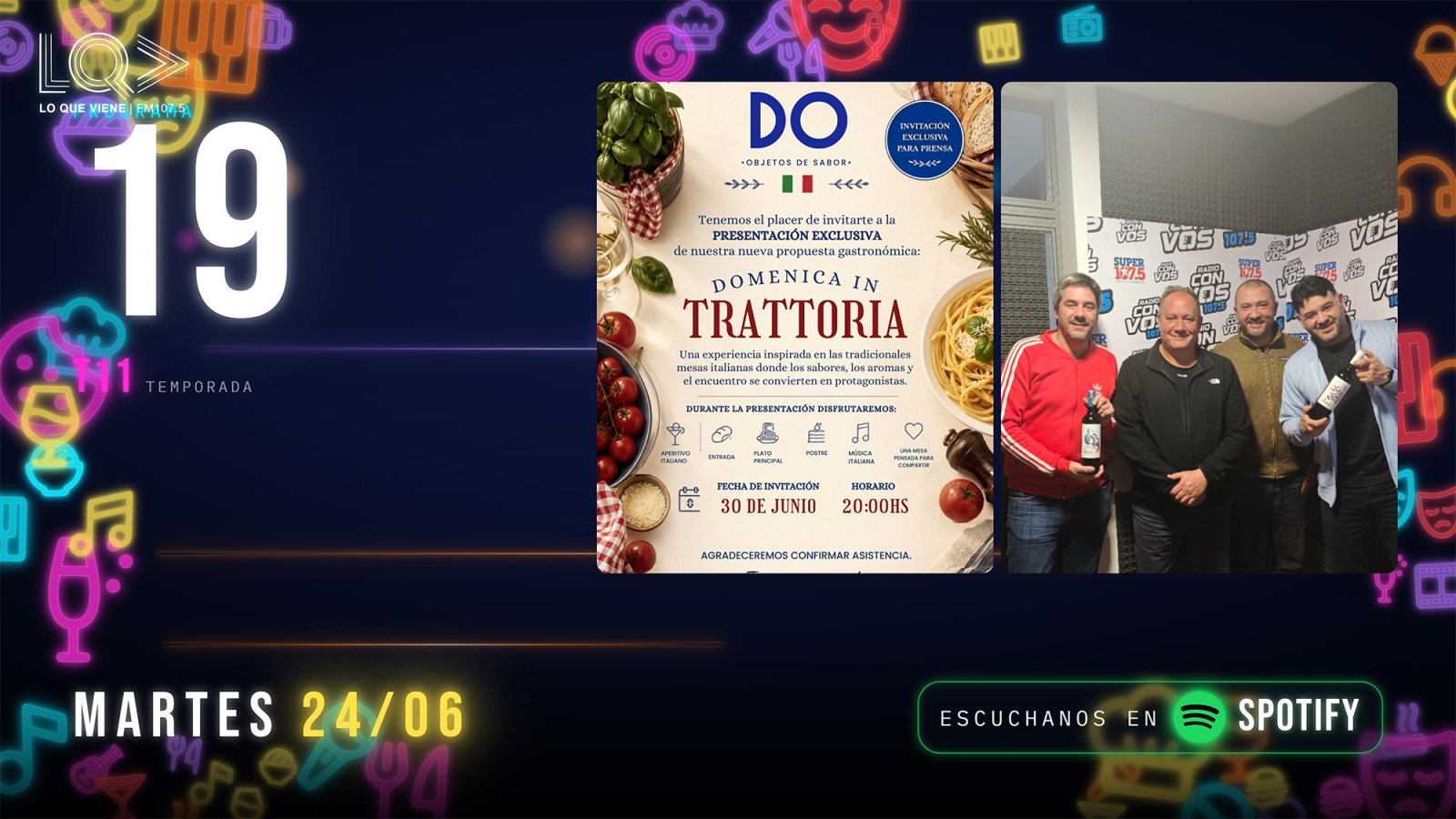 🧁🍷 Lo Que Viene endulzó la noche con pastelería gourmet y vinos de autor: Romina Machiavello y El Lado Polo Del Mundo