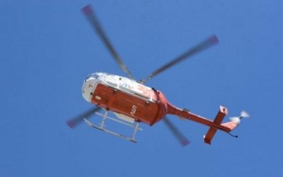 Simulacro de rescate de un avión que se estrella en la isla