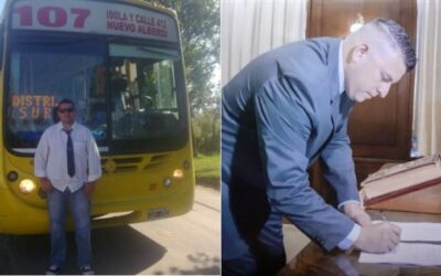 La historia del colectivero rosarino que se recibió de abogado manejando el 133