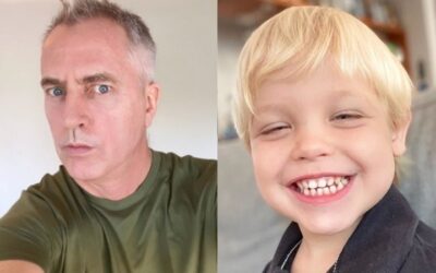 La foto de Marley con el «antes y después» de Mirko