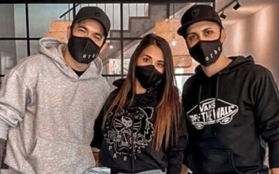 Antonela Roccuzzo, fanática de Harry Potter, se tatuó en Rosario