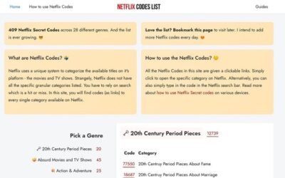 Códigos para filtrar todas las series y películas de Netflix: dónde encontrarlos y cómo usarlos
