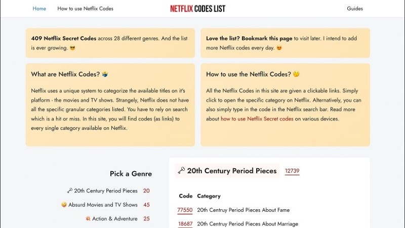 Códigos para filtrar todas las series y películas de Netflix: dónde encontrarlos y cómo usarlos