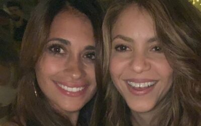 El «guiño» de Antonela Roccuzzo a Shakira en una foto con sus hijos