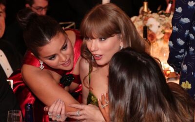 Taylor Swift y dos momentos incómodos que quedaron filmados en los Globos de Oro