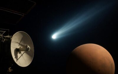 El cometa interestelar 3I/ATLAS fotografiado por Tianwen-1 mientras pasa cerca de Marte